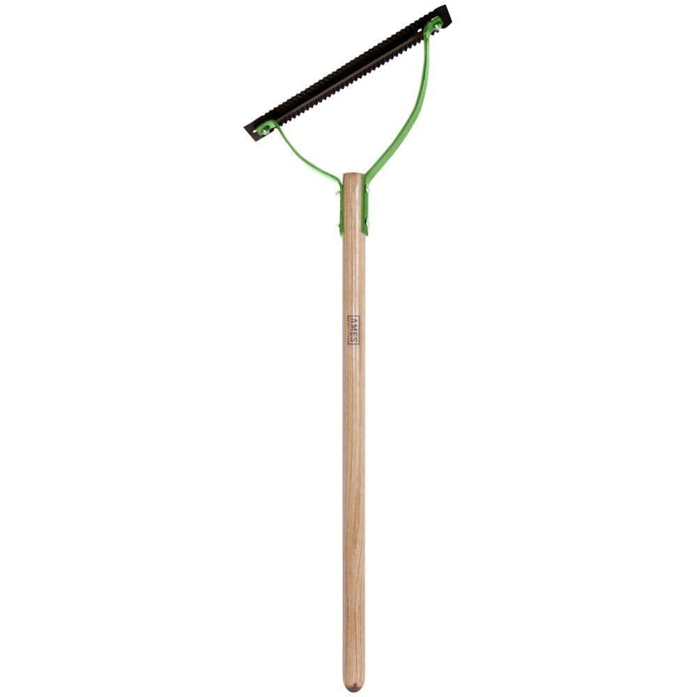 Ames 36 In Wood Handle Double Blade Weeder 2915300 The Home Depot