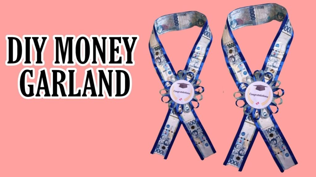 DIY MONEY GARLAND MONEY LEI PERFECT FOR GRADUATION DAY shynetv5268 YouTube