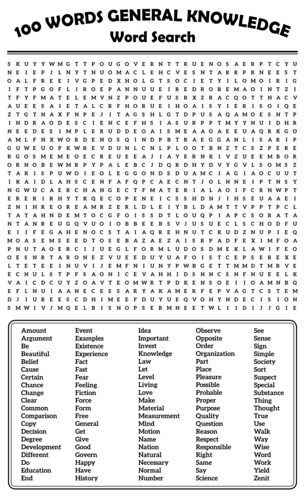 Free Printable Word Searches For Adults Pdf