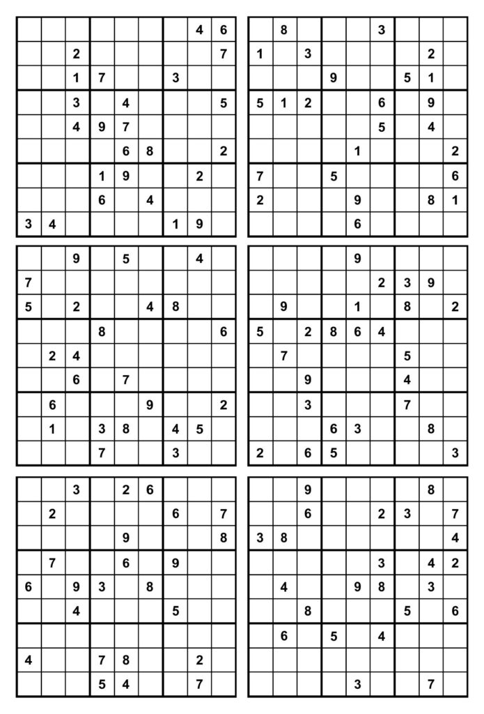 10 Best 16 Sudoku Printable Printablee