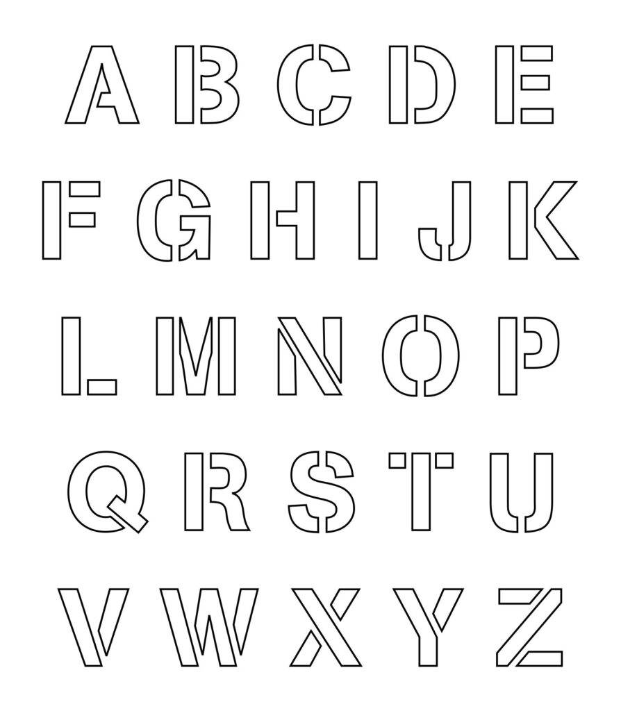 10 Best 2 Inch Alphabet Letters Printable Template Printablee