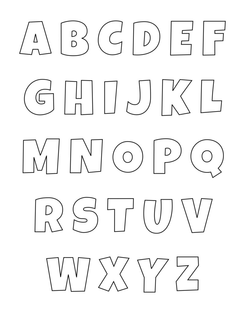10 Best 2 Inch Alphabet Letters Printable Template Printablee