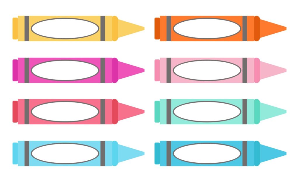 10 Best Crayon Shape Printable Printablee