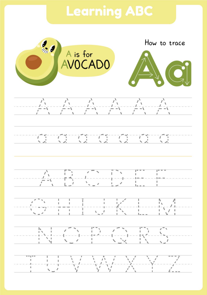 10 Best Free Printable Alphabet Tracing Letters Printablee