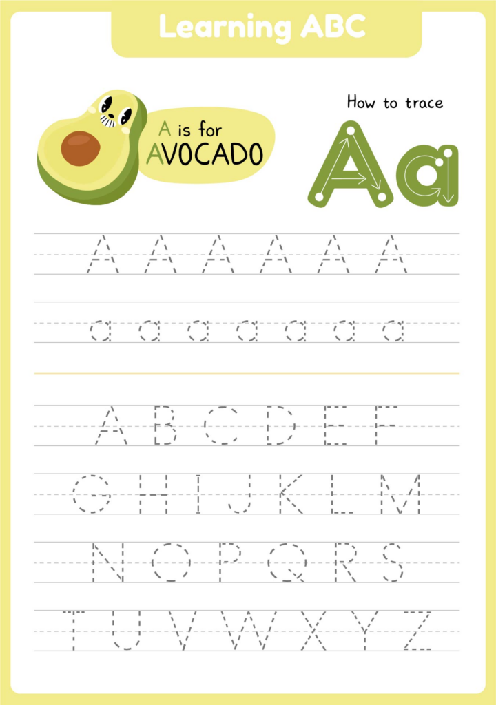Free Printable Letters To Trace