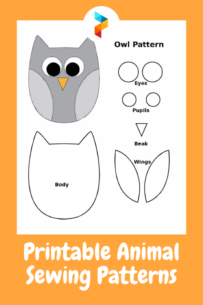 10 Best Free Printable Animal Sewing Patterns Printablee