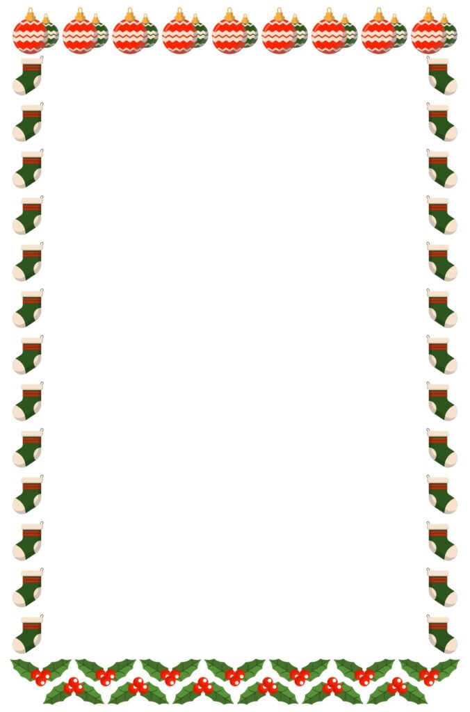 Free Christmas Stationery Printable