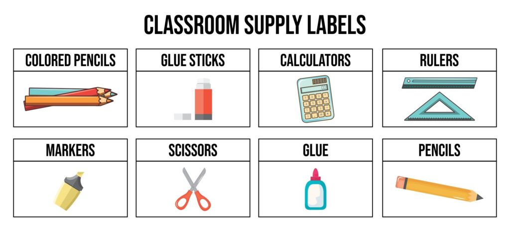 Free Printable Classroom Labels With Pictures Pdf