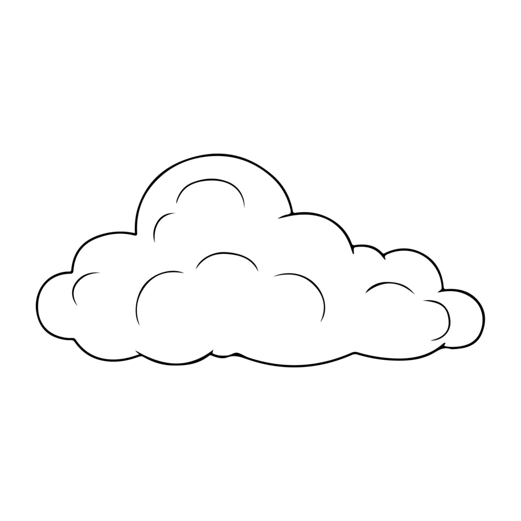 10 Best Free Printable Cloud Template Printablee