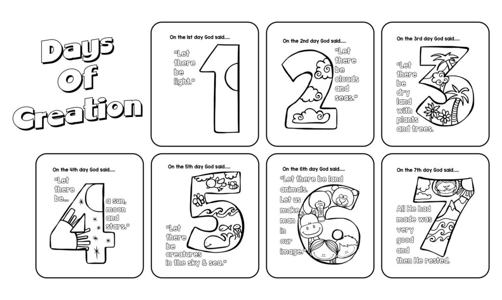 10 Best Free Printable Creation Activity Pages Printablee