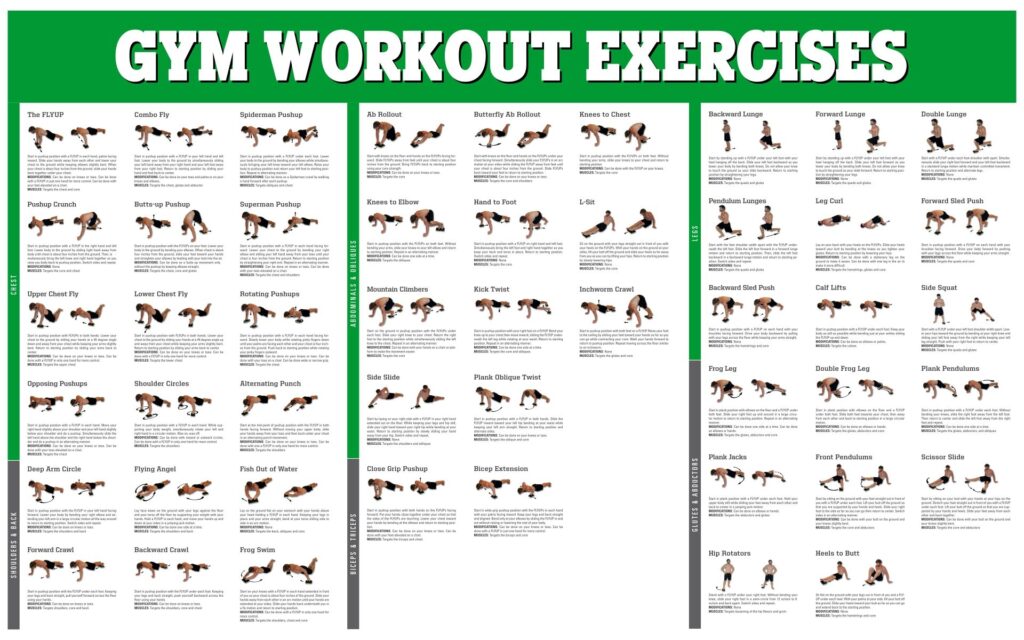 Printable Bowflex Workout Chart Free Download
