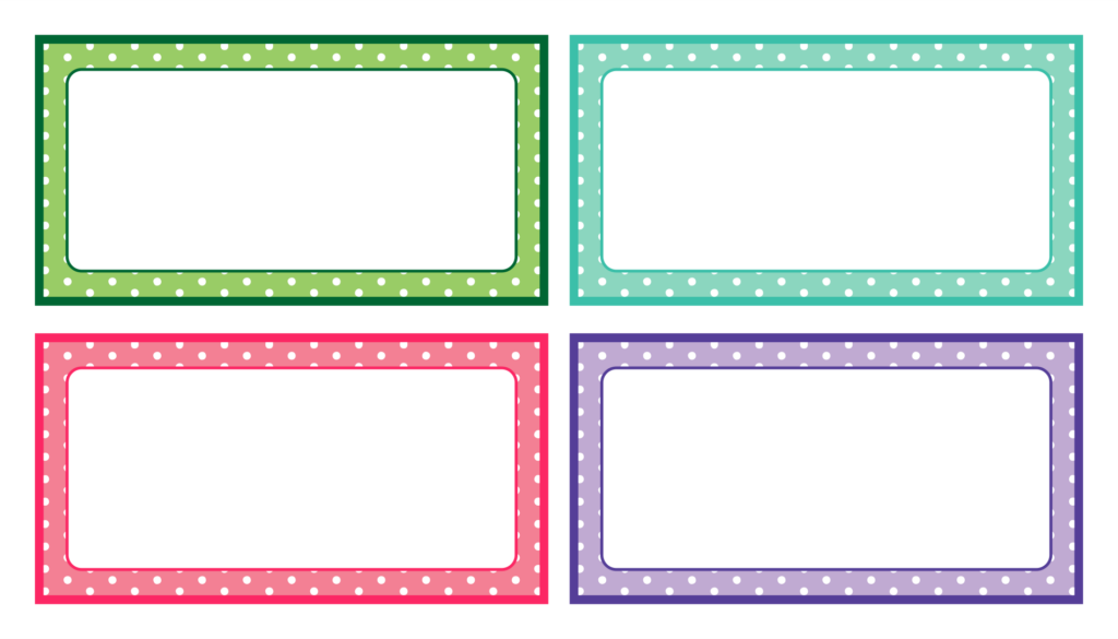 Free Label Template Printable