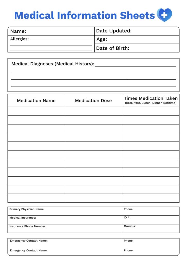 Free Medical Forms Printable