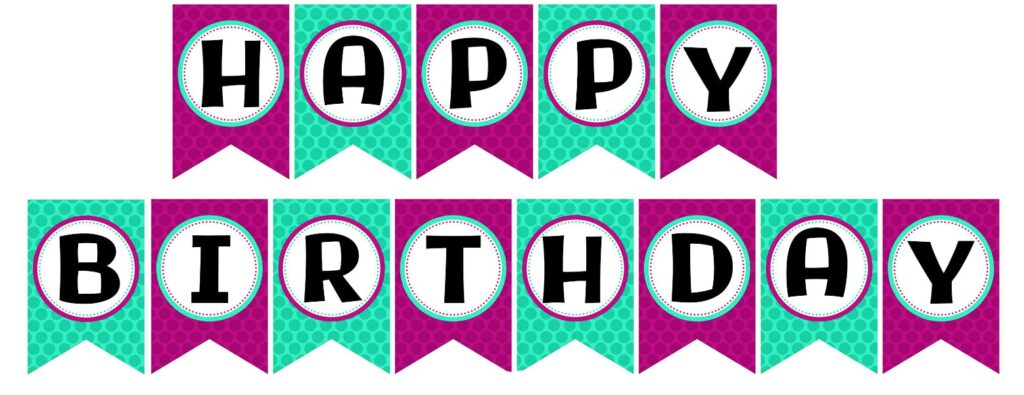 10 Best Happy Birthday Banner Printable Printablee