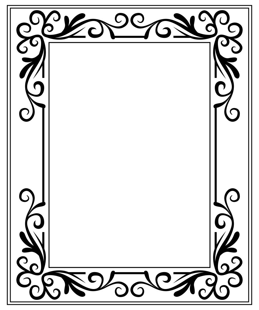 Downloadable Free Printable Picture Frame Templates - Free Printable ...