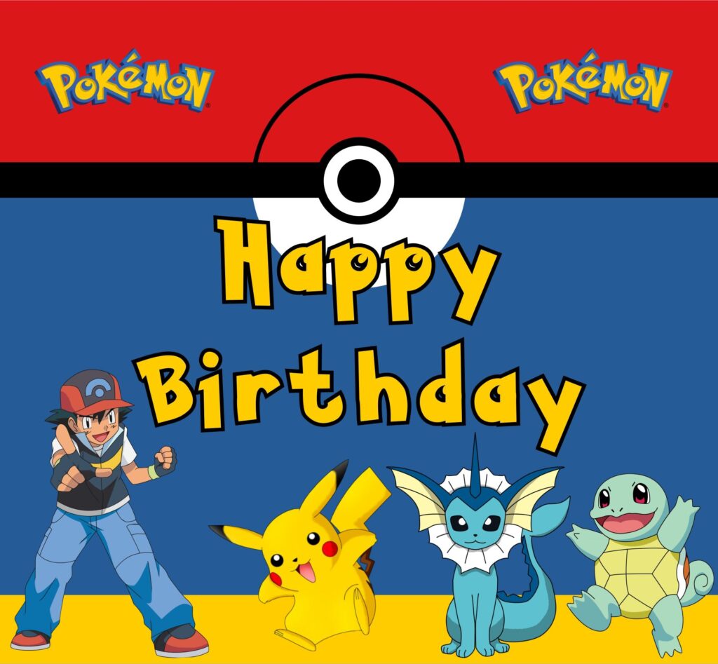 Pokemon Birthday Card Printable Free - Free Printable Templates