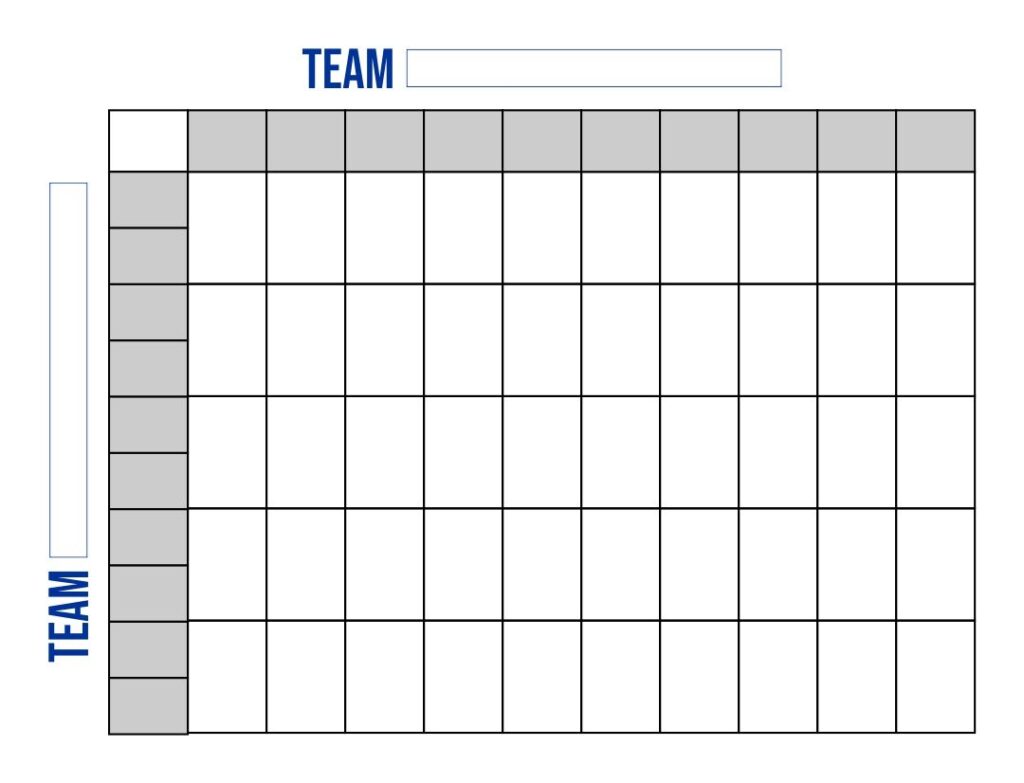 Free Printable 100 Square Grid Football Pool Free Printable Templates