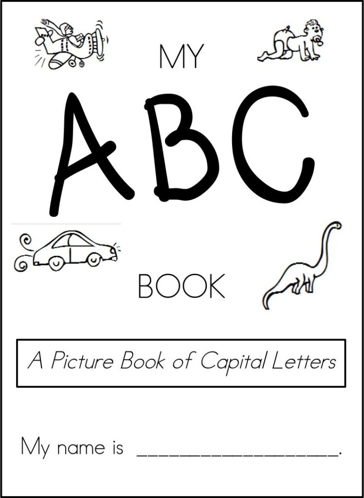 10 Best Printable Alphabet Book Cover Printablee