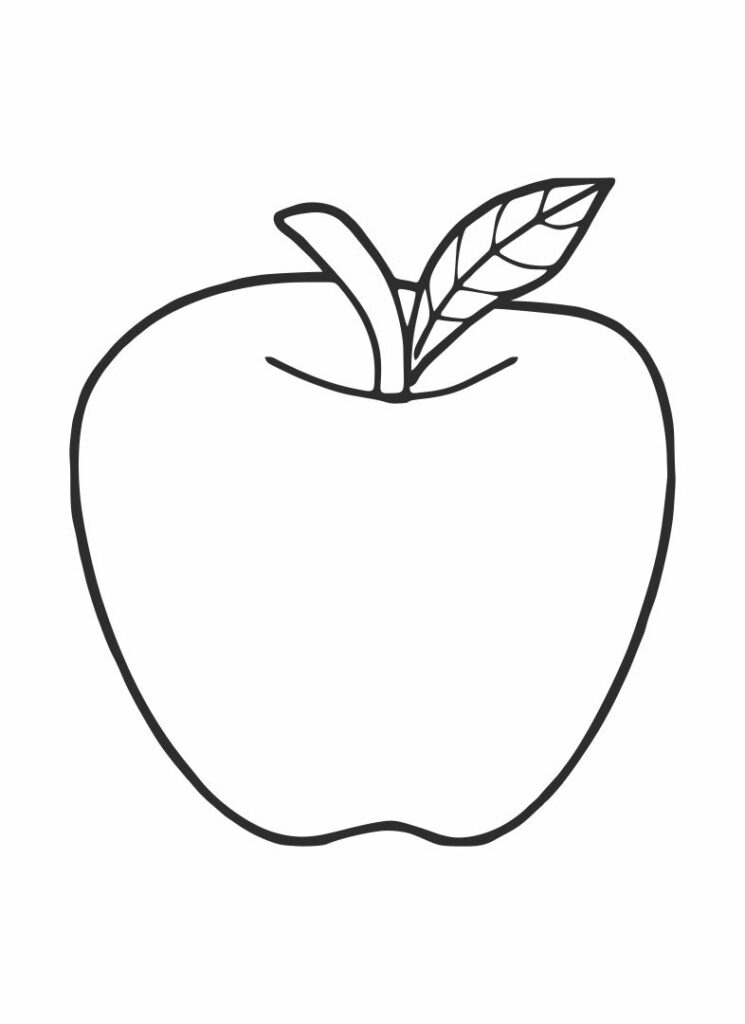 Free Printable Apple Template