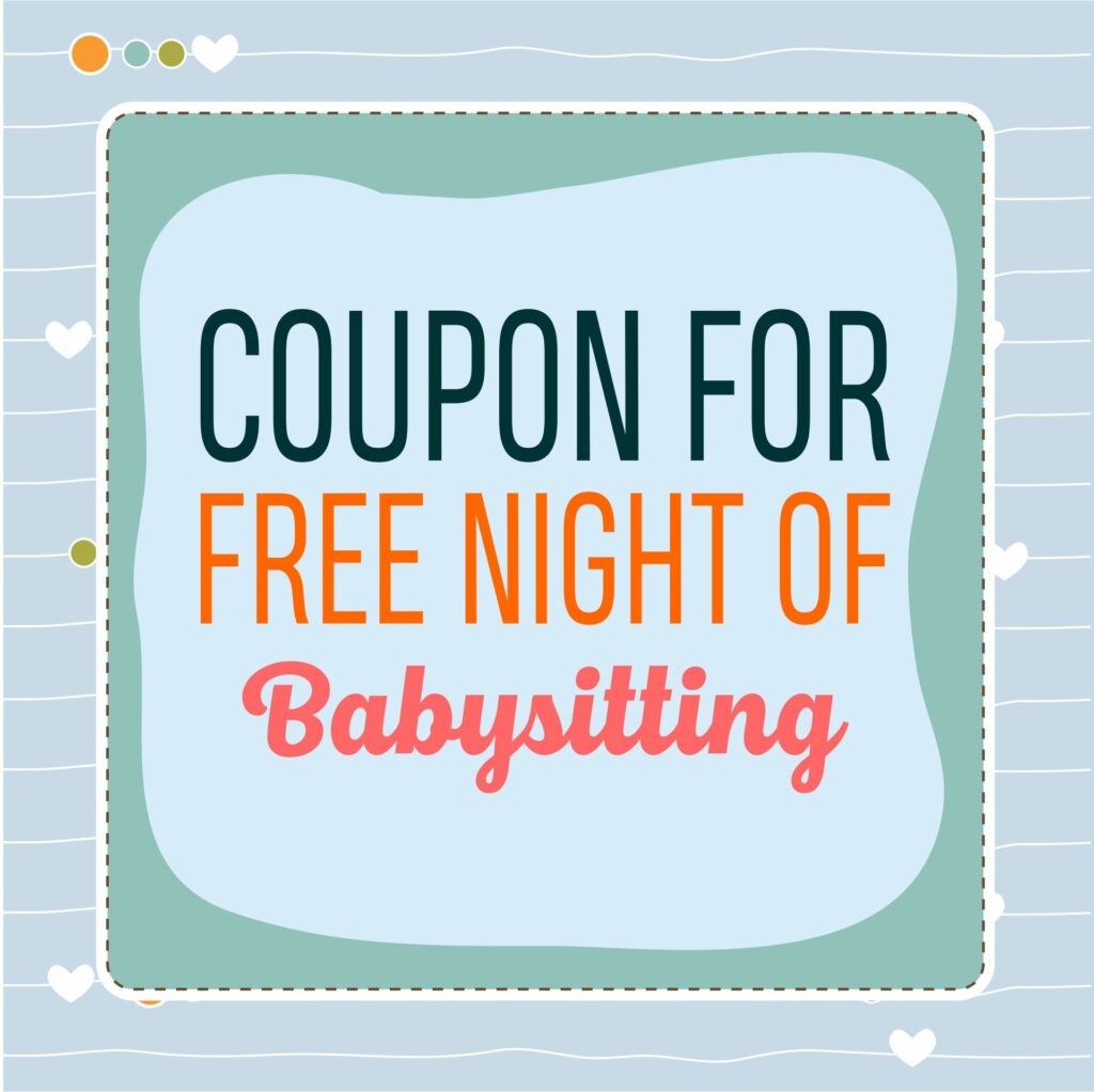 10 Best Printable Babysitting Voucher Template Printablee