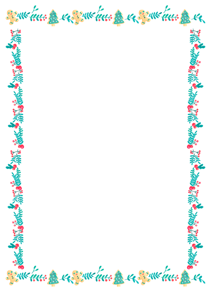 10 Best Printable Christmas Borders And Background Printablee