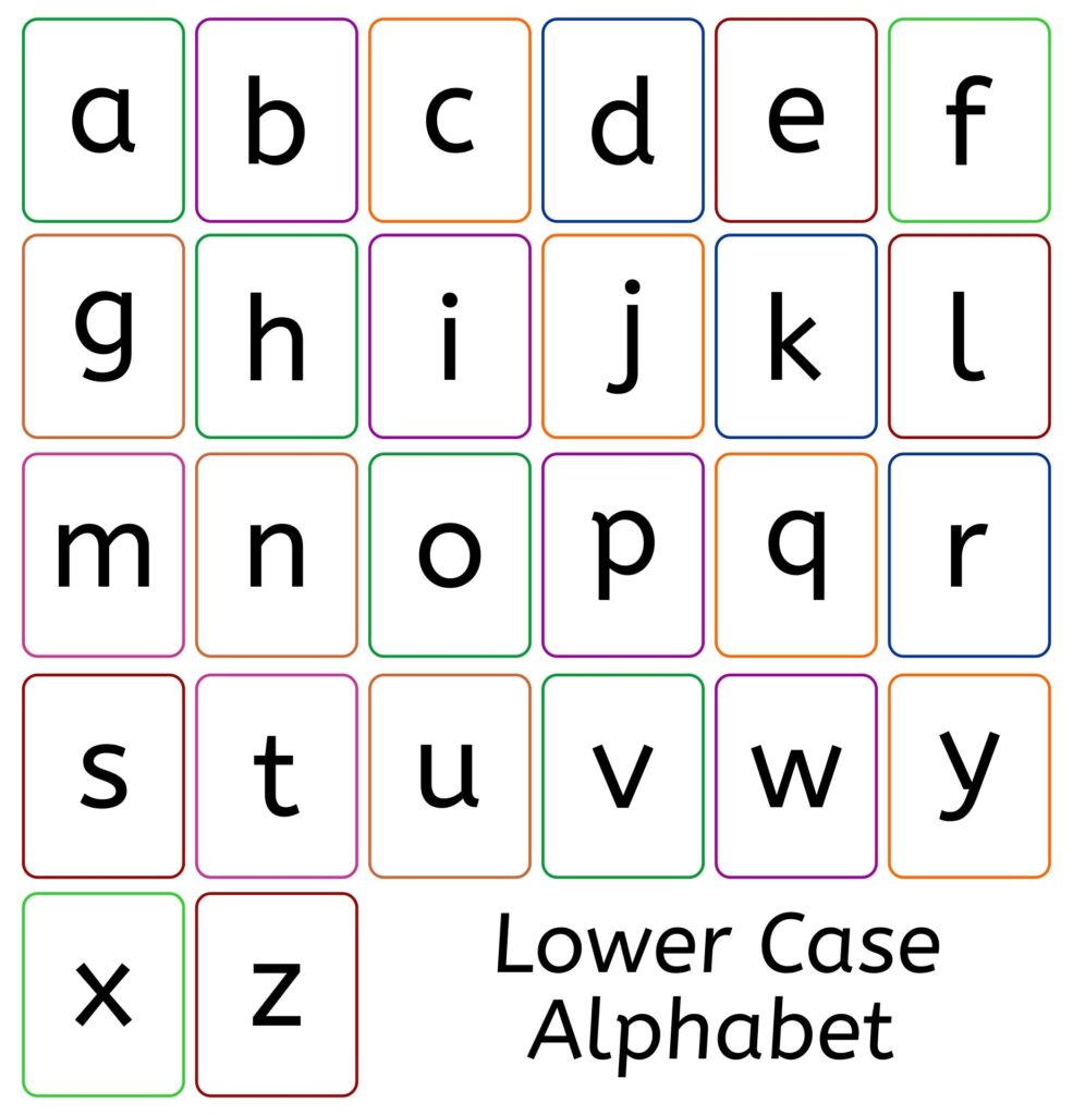 10 Best Printable Lower Case Alphabet Flash Cards Printablee