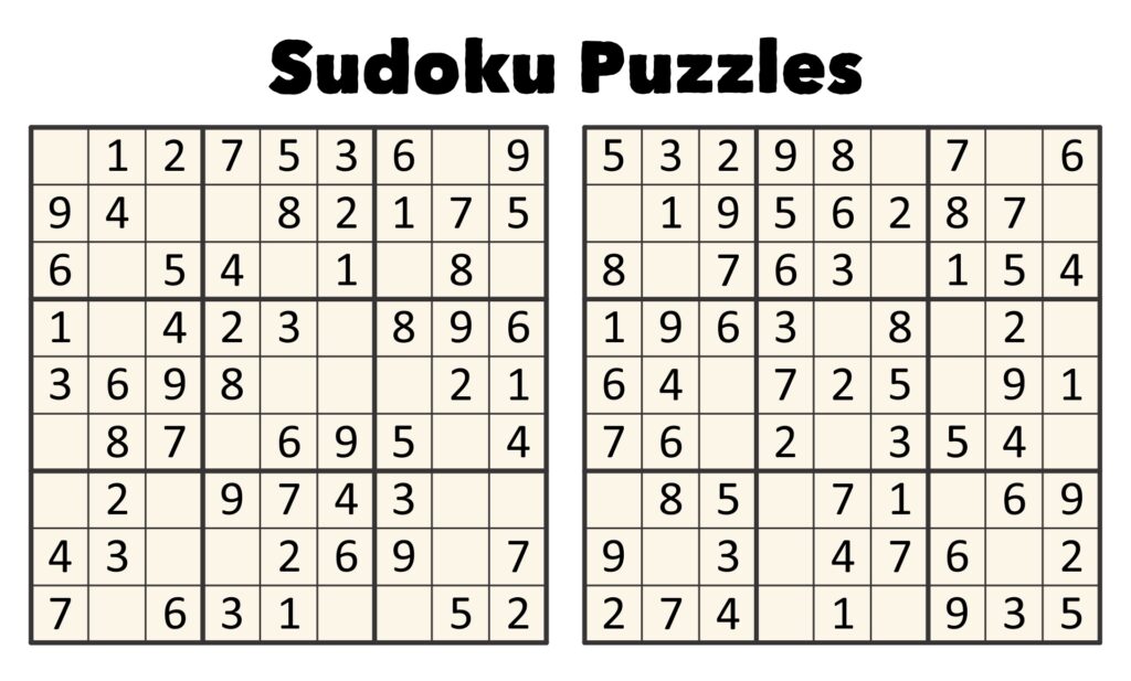 10 Best Printable Sudoku Puzzles To Print Printablee