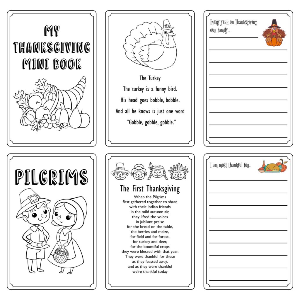 10 Best Printable Thanksgiving Books For Kindergarten Printablee