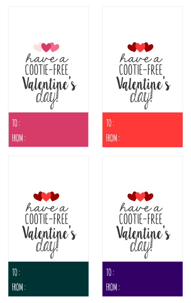 Free Printable Printable Valentine Tags