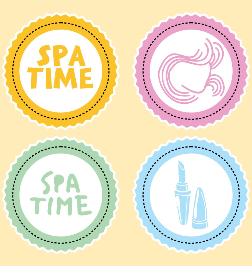 Free Spa Party Printables