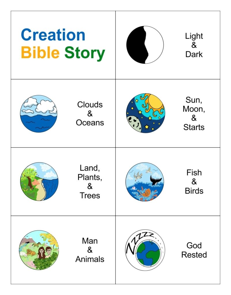 10 Best Story Of Creation Printable Printablee