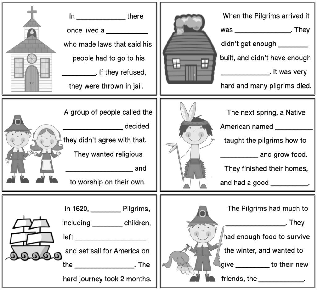 10 Best Thanksgiving Story Printable Printablee