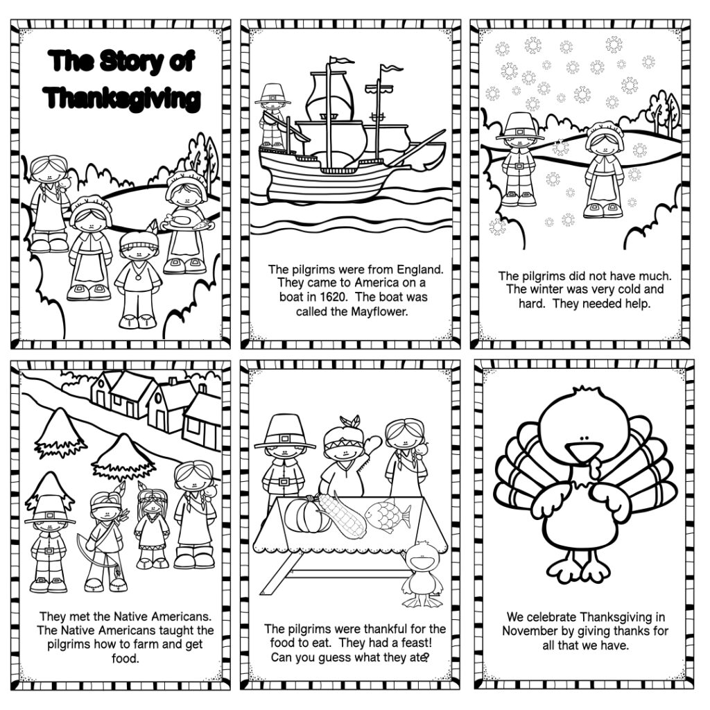 10 Best Thanksgiving Story Printable Printablee