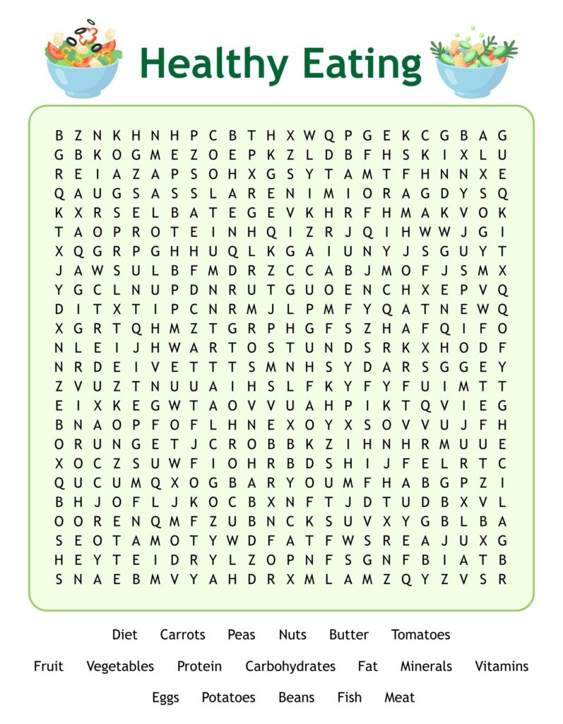 Printable Word Search Puzzles Free