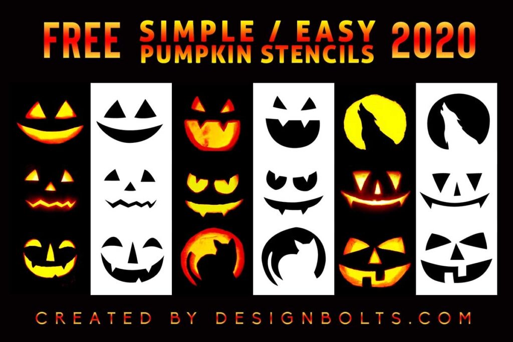 Free Printable Pumpkin Carving Stencils