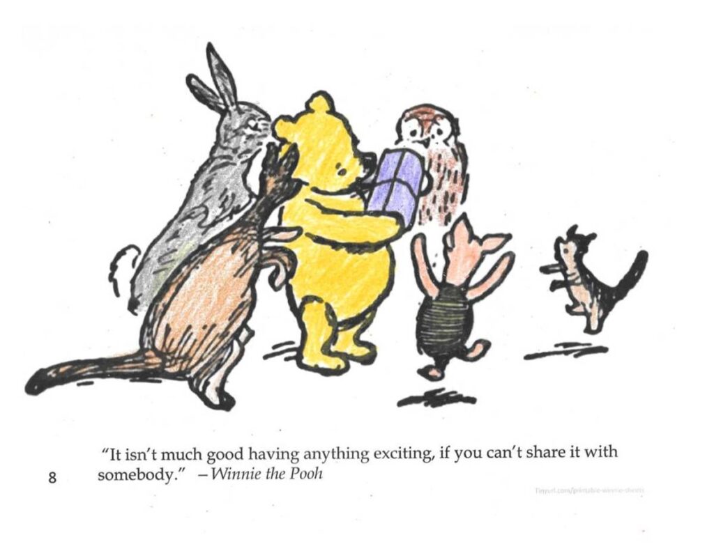 10 Printable Classic Winnie The Pooh Coloring Sheets FeltMagnet