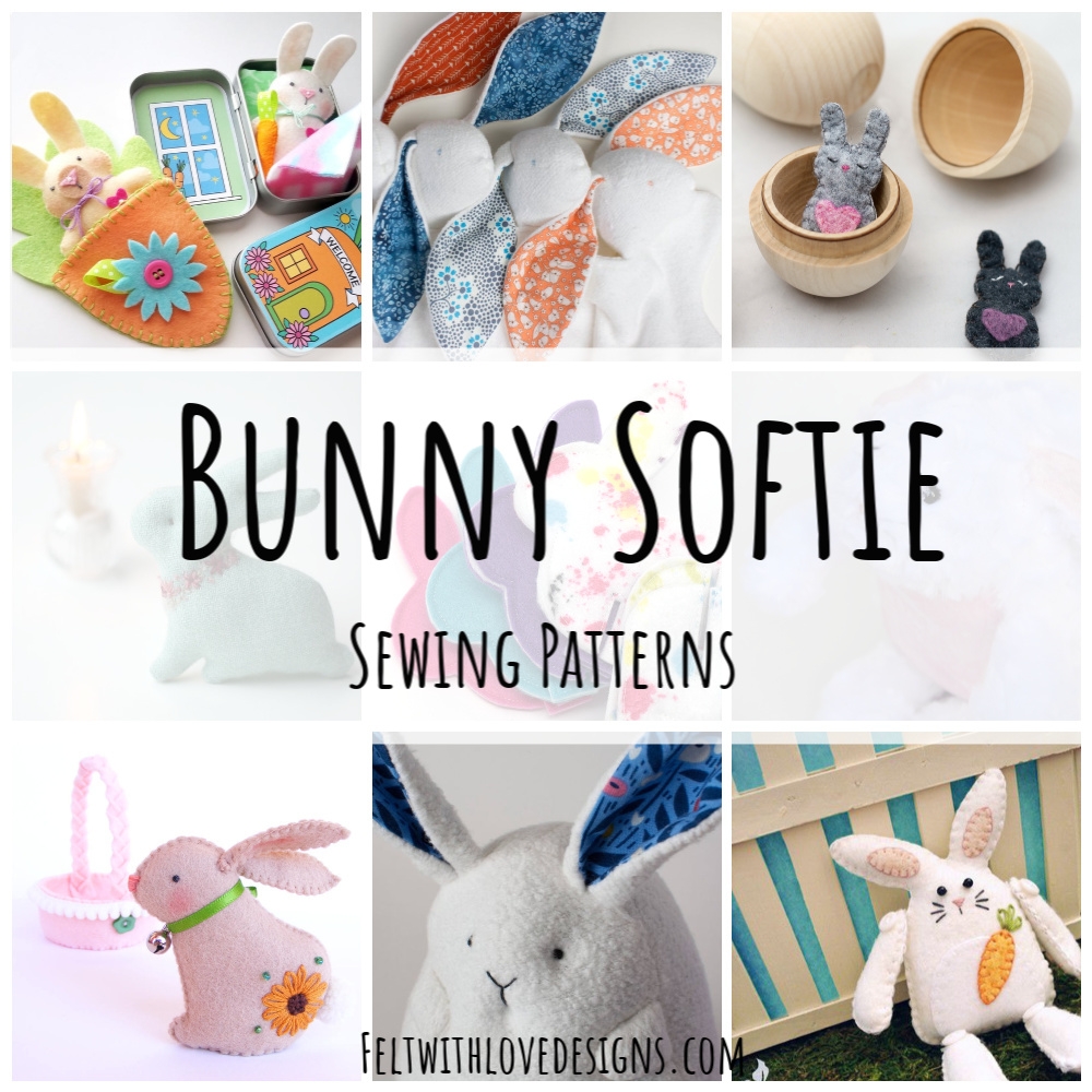 Printable Stuffed Bunny Pattern Free Free Printable Templates
