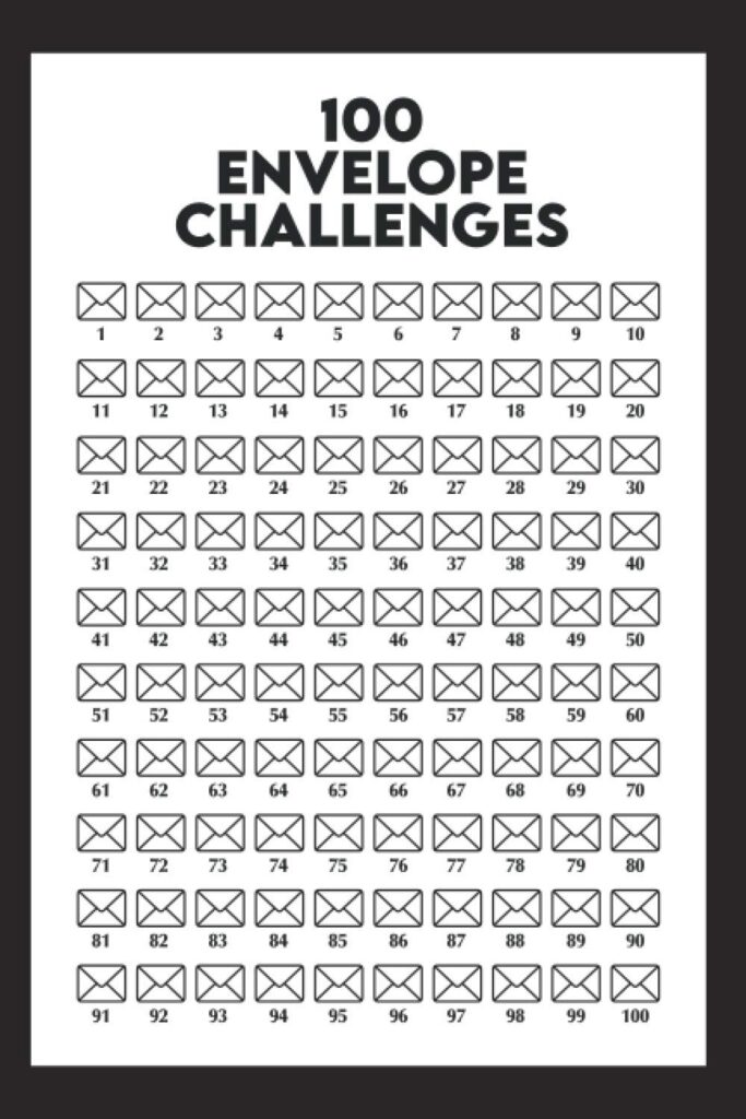 Free Printable 100 Envelope Challenge