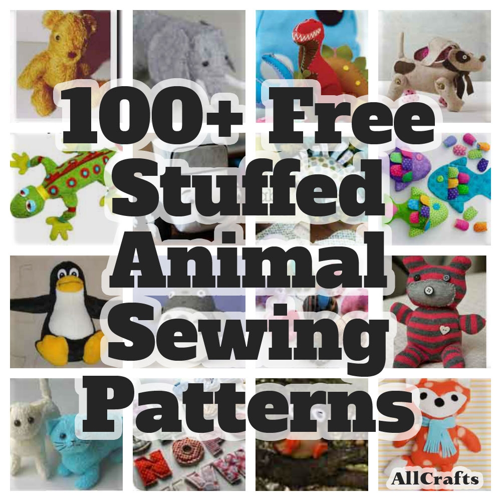 100 Free Stuffed Animal Sewing Patterns AllCrafts Free Crafts Update
