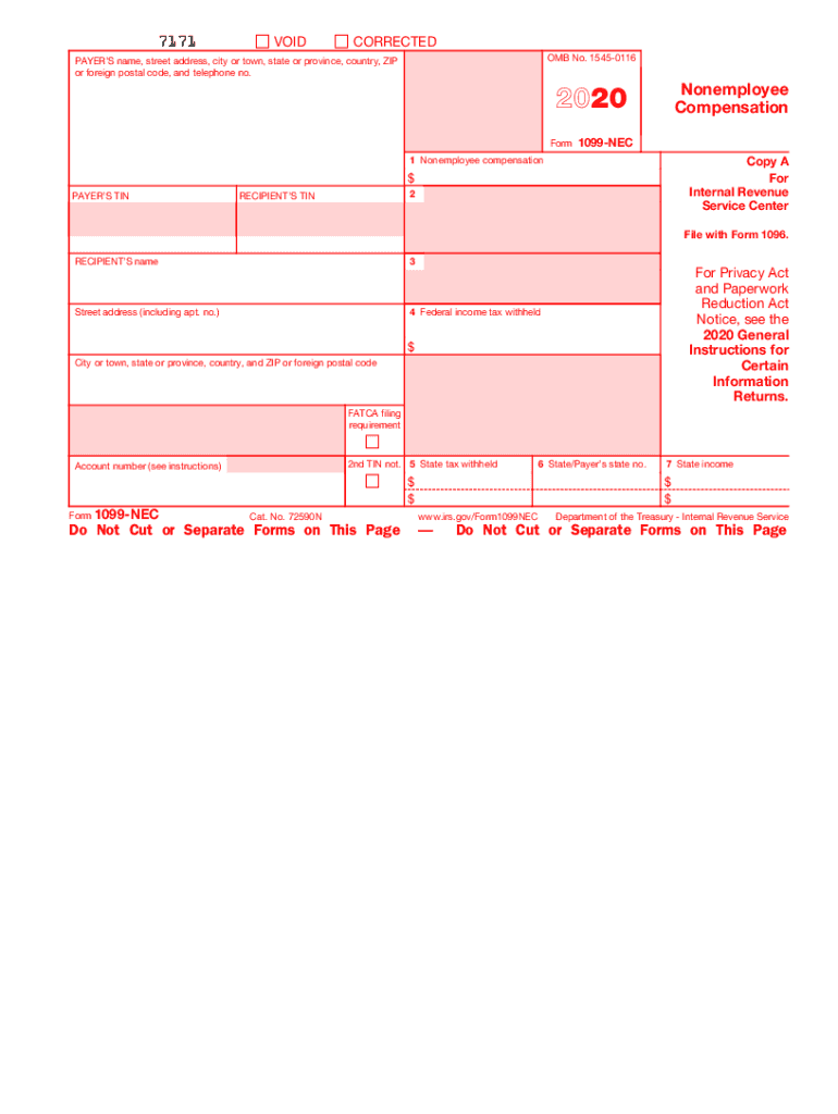 1099 Nec Form Fill Out Sign Online DocHub