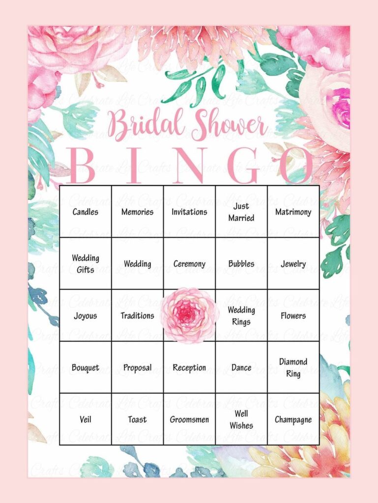 11 Printable Wedding Shower Games That Are Seriously So Much Fun Bridal Shower Bingo Printable Bridal Shower Games Bridal Shower Printables