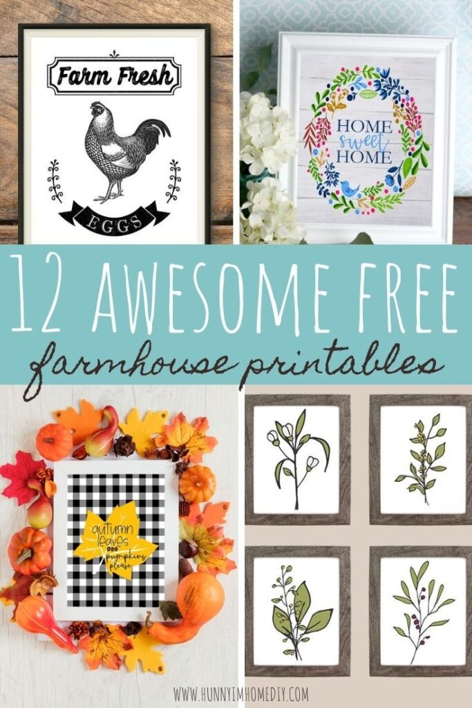 12 Amazing Free Farmhouse Printables Hunny I m Home