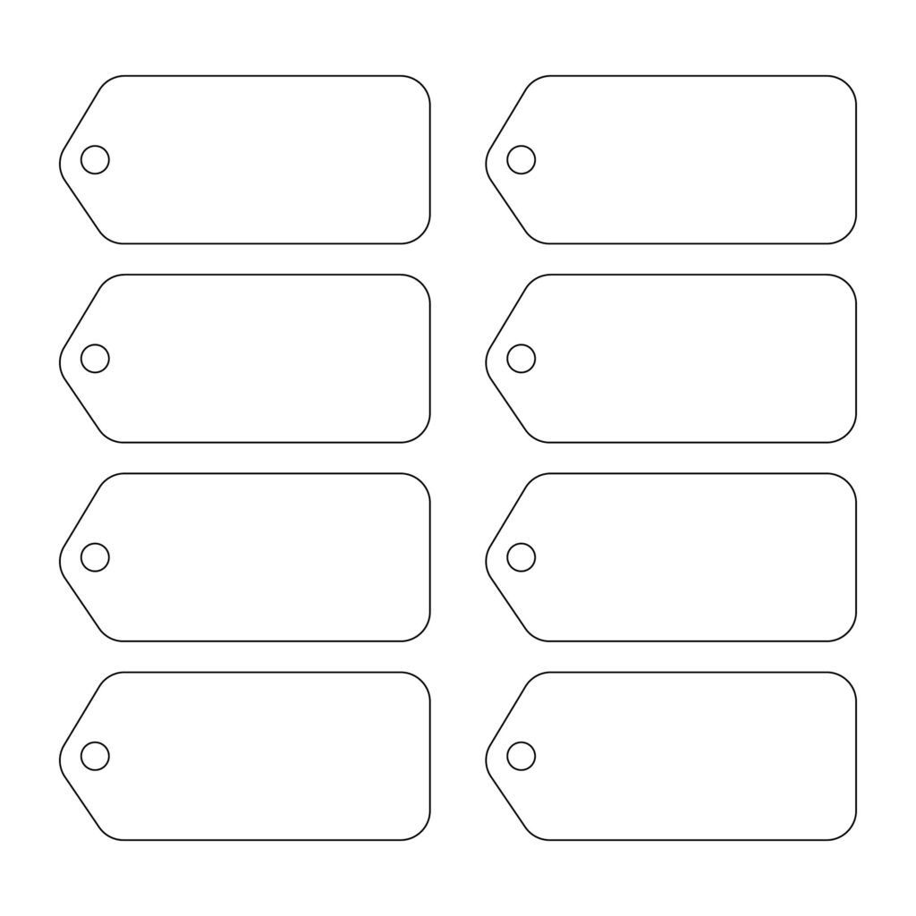 12 Best Free Printable Template For Gift Tags Printablee