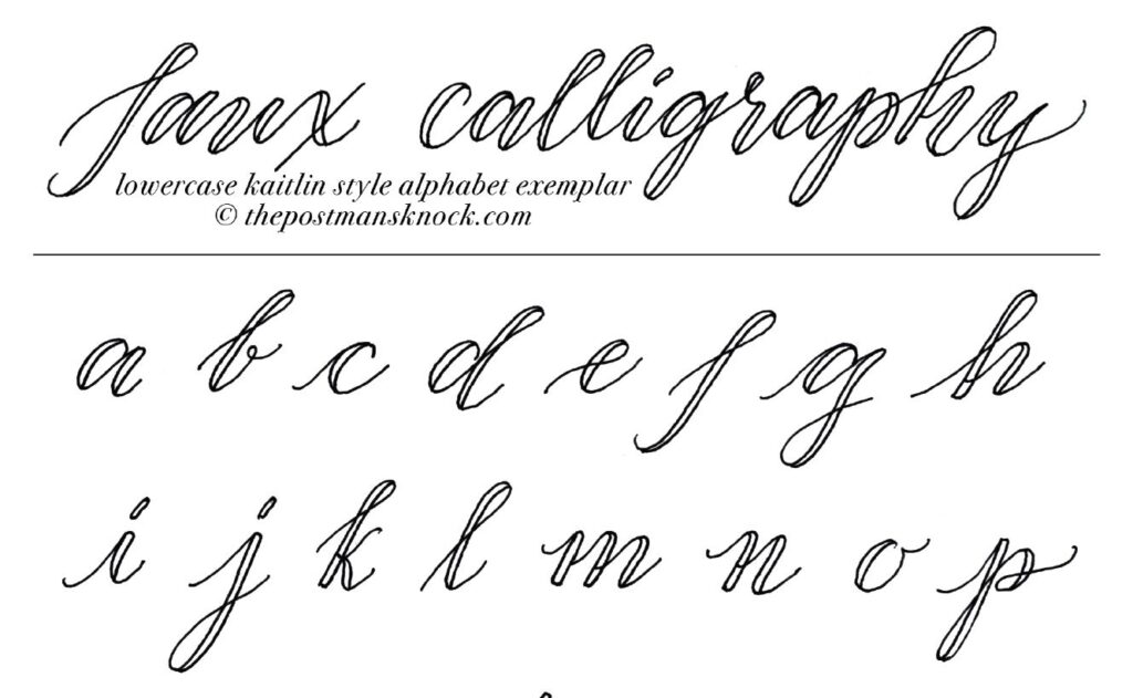 Printable Calligraphy Practice Sheets Pdf Free