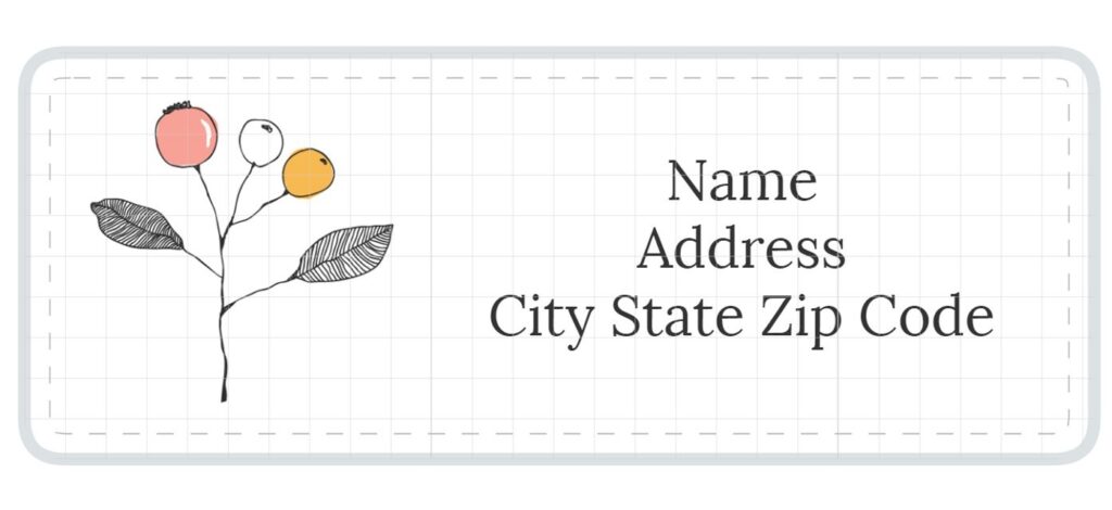 12 Places To Find Free Stylish Address Label Templates