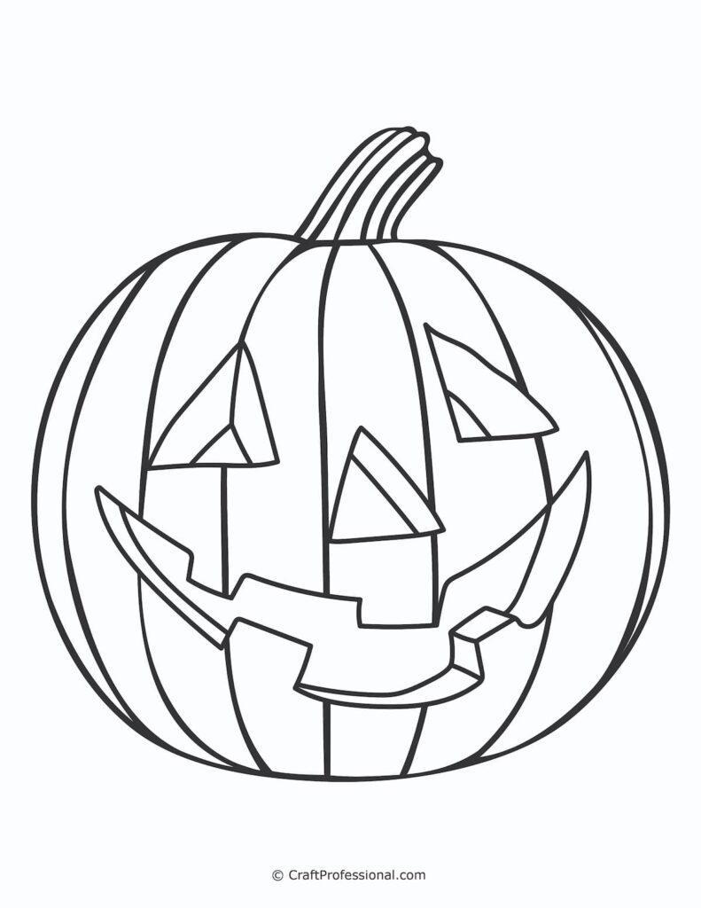 12 Pumpkin Coloring Pages Free Printables For Kids Adults To Color