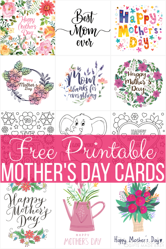 Free Mothers Day Printable Card