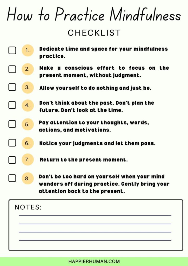 13 Printable Mindfulness Worksheets For Adults In 2023 Happier Human