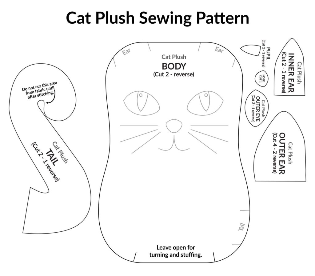 14 Best Free Printable Sewing Patterns Cat Printable Sewing Patterns Free Printable Sewing Patterns Sewing Patterns