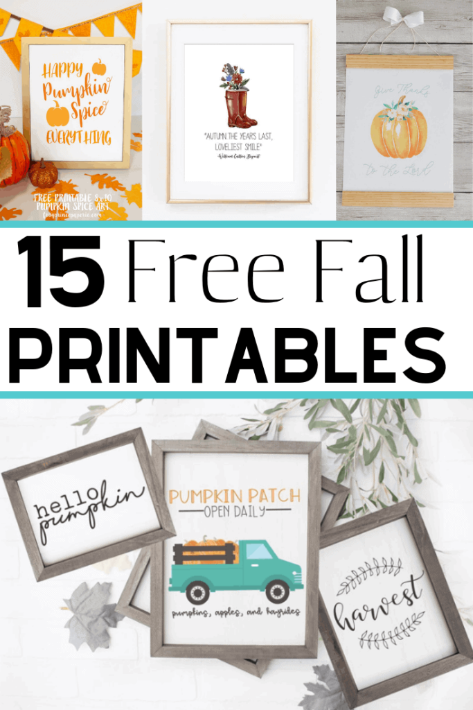 Free Printables For Fall